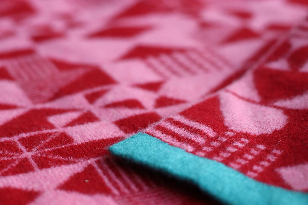 Donna Wilson Monoglyph Scarf - Lipstick 7 Donna Wilson Monoglyph Scarf - Lipstick - Image 5