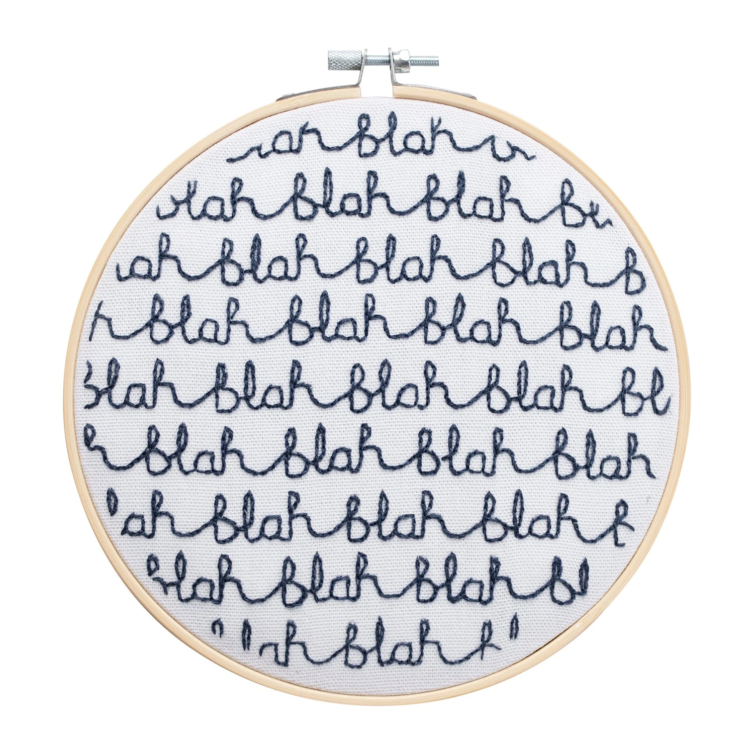 Donna Wilson Cotton Clara Blah Blah Embroidery Kit 3 Donna Wilson Cotton Clara Blah Blah Embroidery Kit