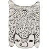 Donna Wilson Bear Shaped Cotton Throw 2 Donna Wilson Bear Shaped Cotton Throw -Happy Gift Store Blanket Bear Shaped Cotton Throw Front