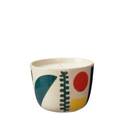 Donna Wilson X Bouclé Bouclé Garni Ceramic Candle - Bouclé X Donna Wilson -Happy Gift Store Bouquet Garni Cup Front Donna Wilson