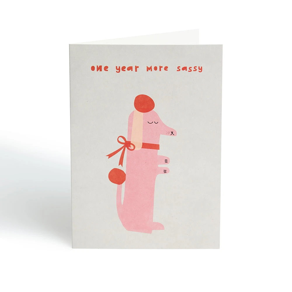 Donna Wilson One Year More Sassy Card 4 Donna Wilson One Year More Sassy Card - Image 2