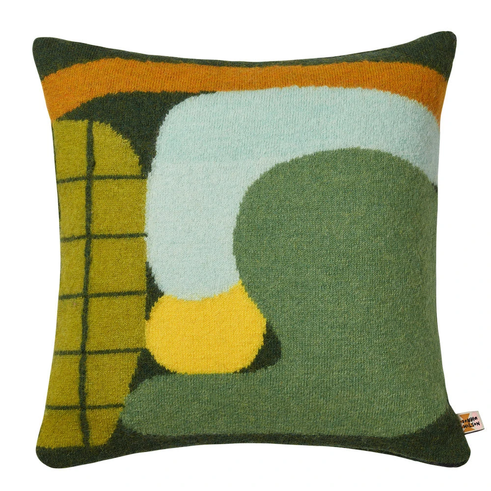 Donna Wilson Huddle Square Cushion - Green / Large 3 Donna Wilson Huddle Square Cushion - Green / Large
