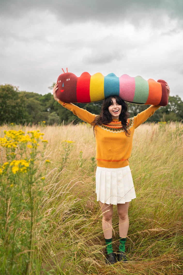 Donna Wilson Caterpillar Bolster Cushion 4 Donna Wilson Caterpillar Bolster Cushion - Image 2