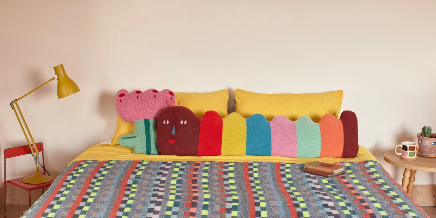 Donna Wilson Caterpillar Bolster Cushion 5 Donna Wilson Caterpillar Bolster Cushion - Image 3