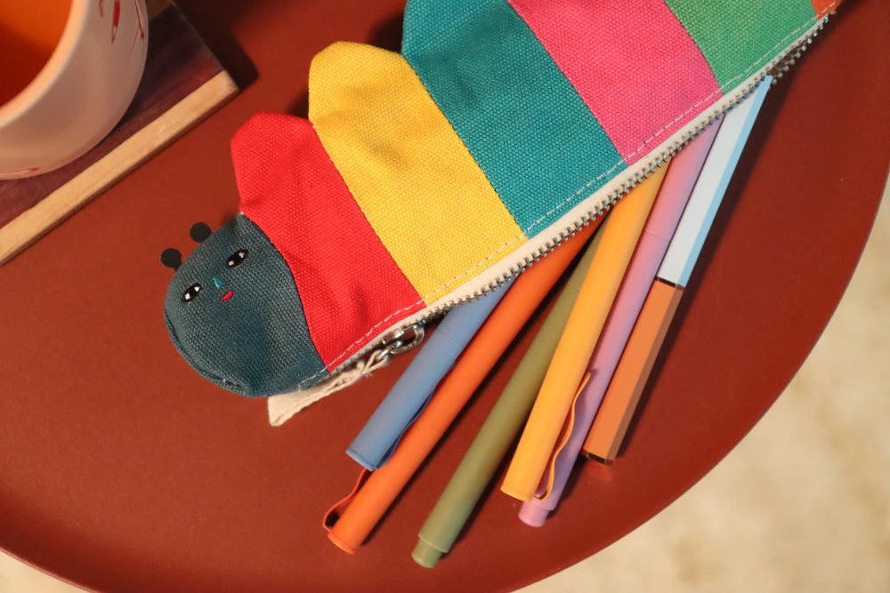 Donna Wilson Casey Caterpillar Pencil Case 5 Donna Wilson Casey Caterpillar Pencil Case - Image 3