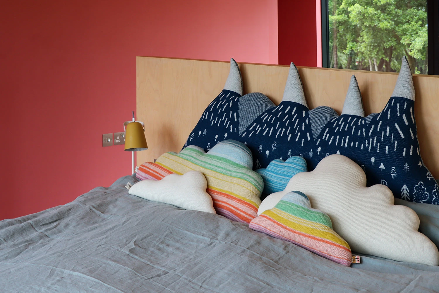 Donna Wilson Mountain Peak Bolster Cushion 4 Donna Wilson Mountain Peak Bolster Cushion - Image 2