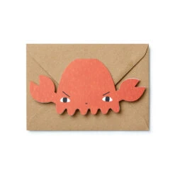 Donna Wilson Crabbie Cut-Out Card