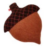 Donna Wilson Acorn Shaped Cushion 2 Donna Wilson Acorn Shaped Cushion -Happy Gift Store Cushion Acorn Cushion Brown