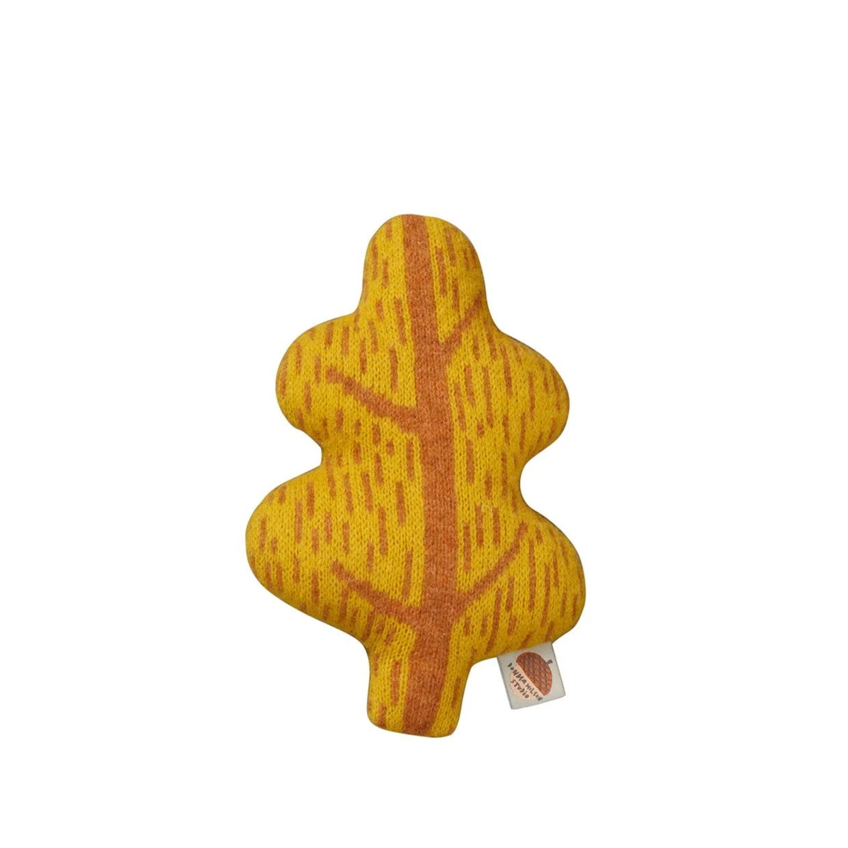 Donna Wilson Leaf Mini Shaped Cushion - Mustard 3 Donna Wilson Leaf Mini Shaped Cushion - Mustard