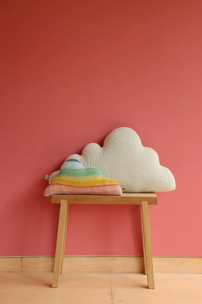 Donna Wilson Cloud Small Shaped Cushion - Rainbow 4 Donna Wilson Cloud Small Shaped Cushion - Rainbow - Image 2