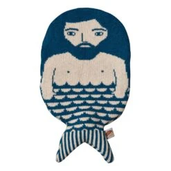 Donna Wilson Merman Hot Water Bottle - Blue