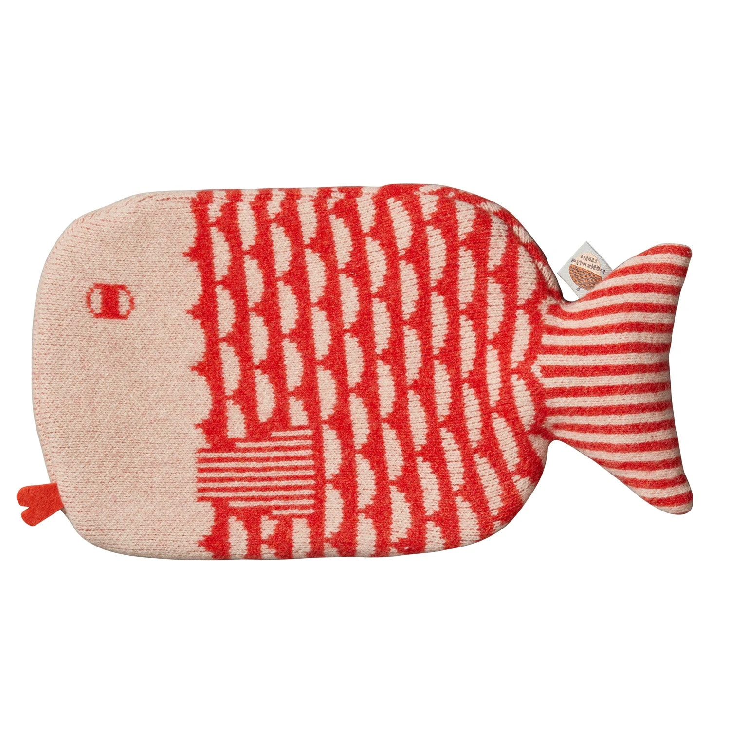 Donna Wilson Finn Hot Water Bottle - Orange 3 Donna Wilson Finn Hot Water Bottle - Orange