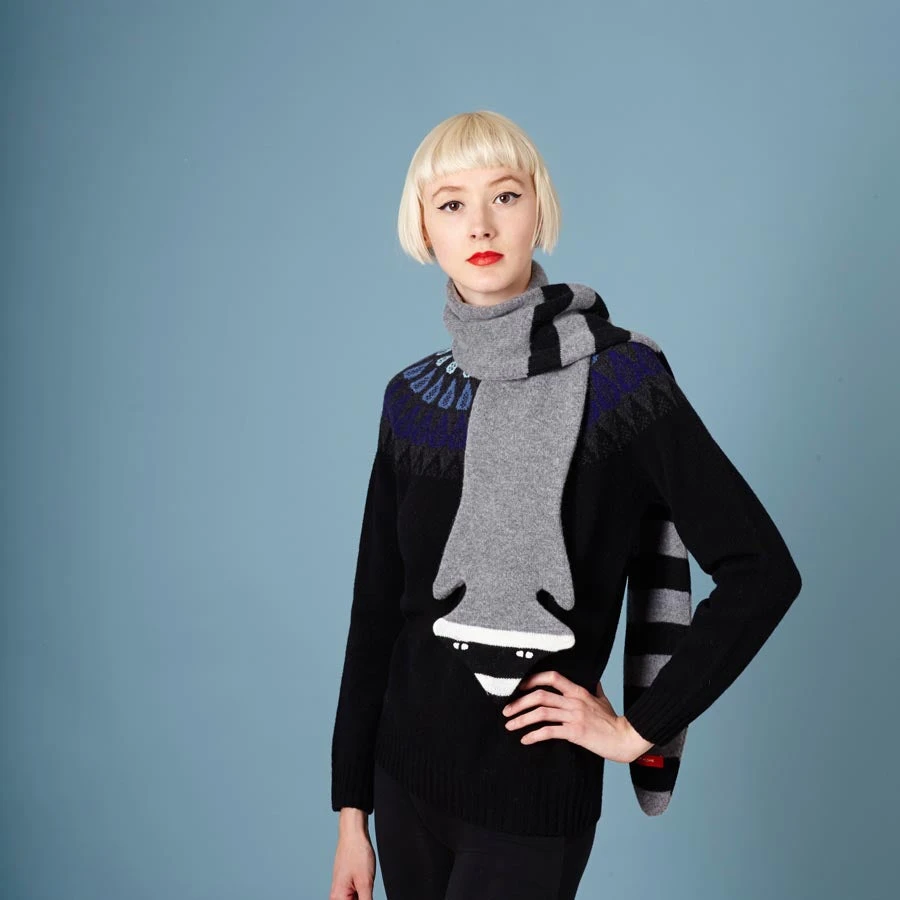 Donna Wilson Raccoon Scarf 4 Donna Wilson Raccoon Scarf - Image 2