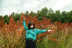 Donna Wilson Fauna Jumper - Shamrock -Happy Gift Store FaunaSweaterShamrock S1 LoRes SFW