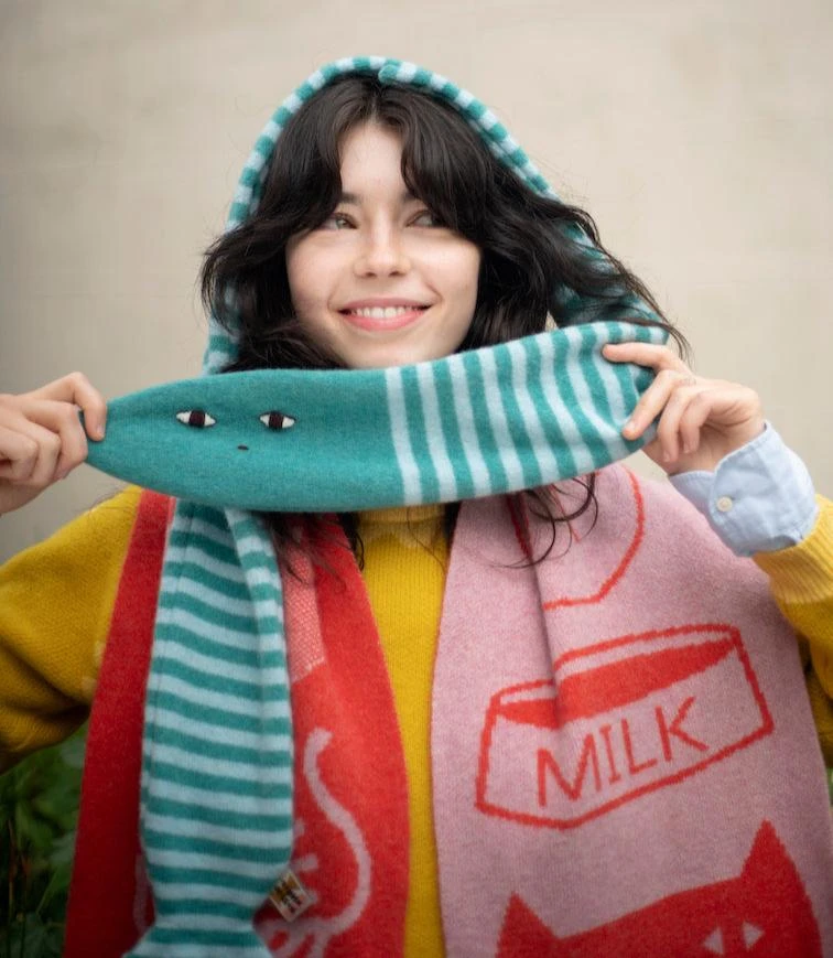 Donna Wilson Fish Scarf 4 Donna Wilson Fish Scarf - Image 2