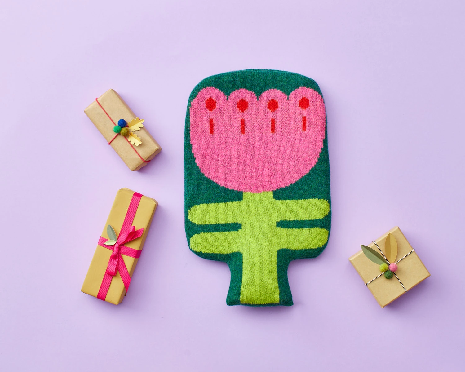 Donna Wilson Flower Hot Water Bottle 4 Donna Wilson Flower Hot Water Bottle - Image 2