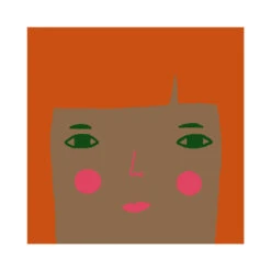 Donna Wilson Bespoke Grace Square Cushion 9 Donna Wilson Bespoke Grace Square Cushion -Happy Gift Store GraceMidSkinGinger