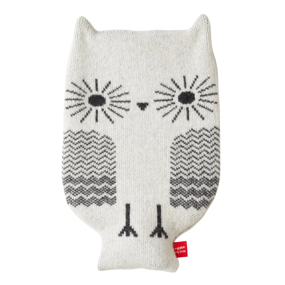 Donna Wilson Owl Hot Water Bottle - White 3 Donna Wilson Owl Hot Water Bottle - White