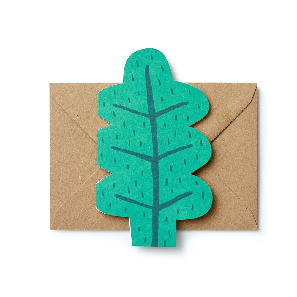 Donna Wilson Leaf Cut-Out Card 3 Donna Wilson Leaf Cut-Out Card