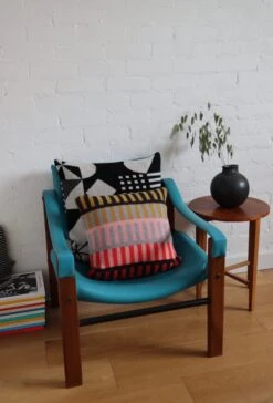 Donna Wilson Shiel Square Cushion - Red -Happy Gift Store Monoglyph Shiel Cushions scaled 1