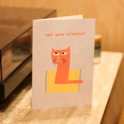 Donna Wilson One Year Grumpier Card -Happy Gift Store OneYearGrumpier S1 SS25 Lottie LoRes