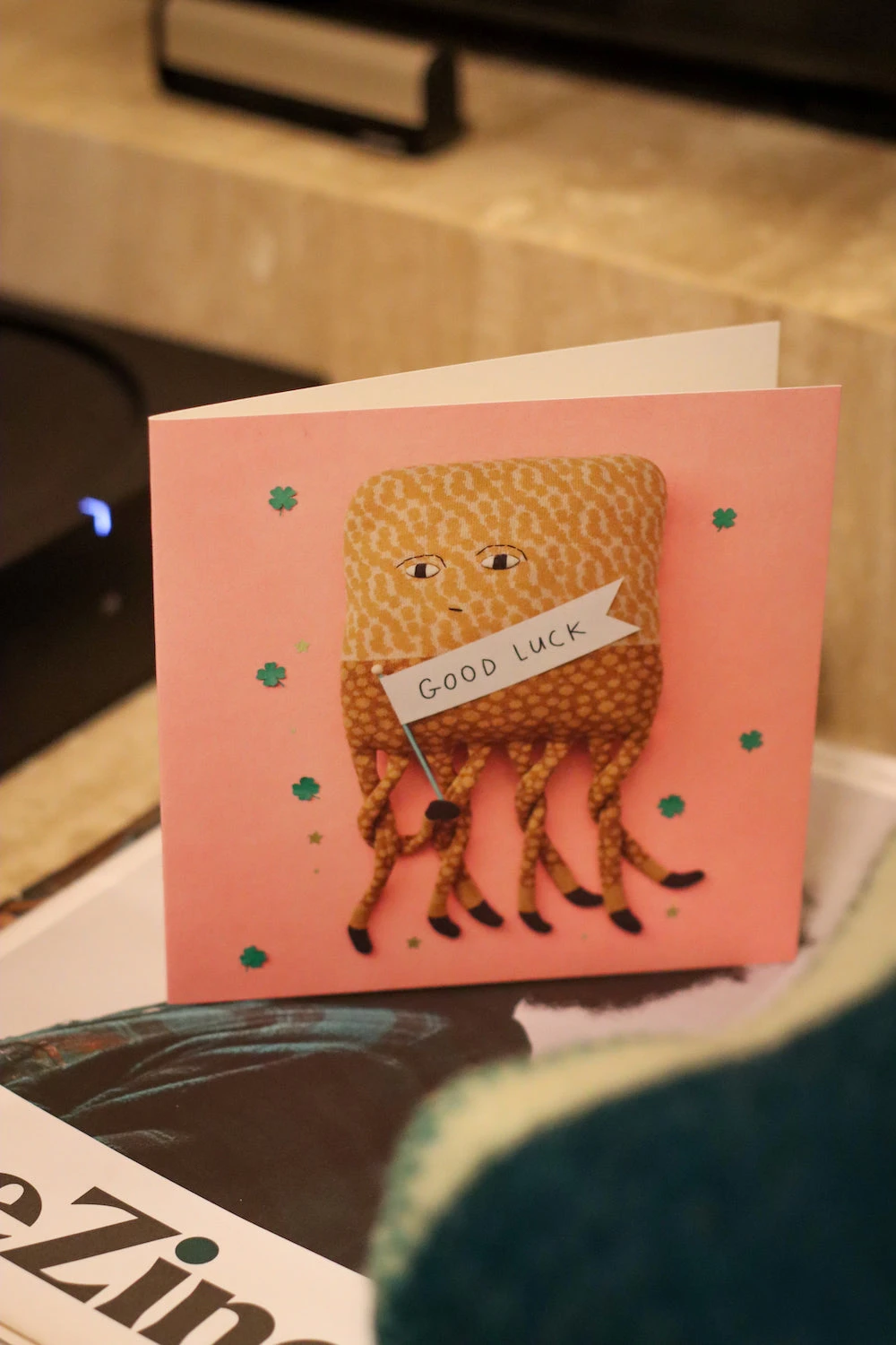 Donna Wilson Ozzy Good Luck Card 5 Donna Wilson Ozzy Good Luck Card - Image 3