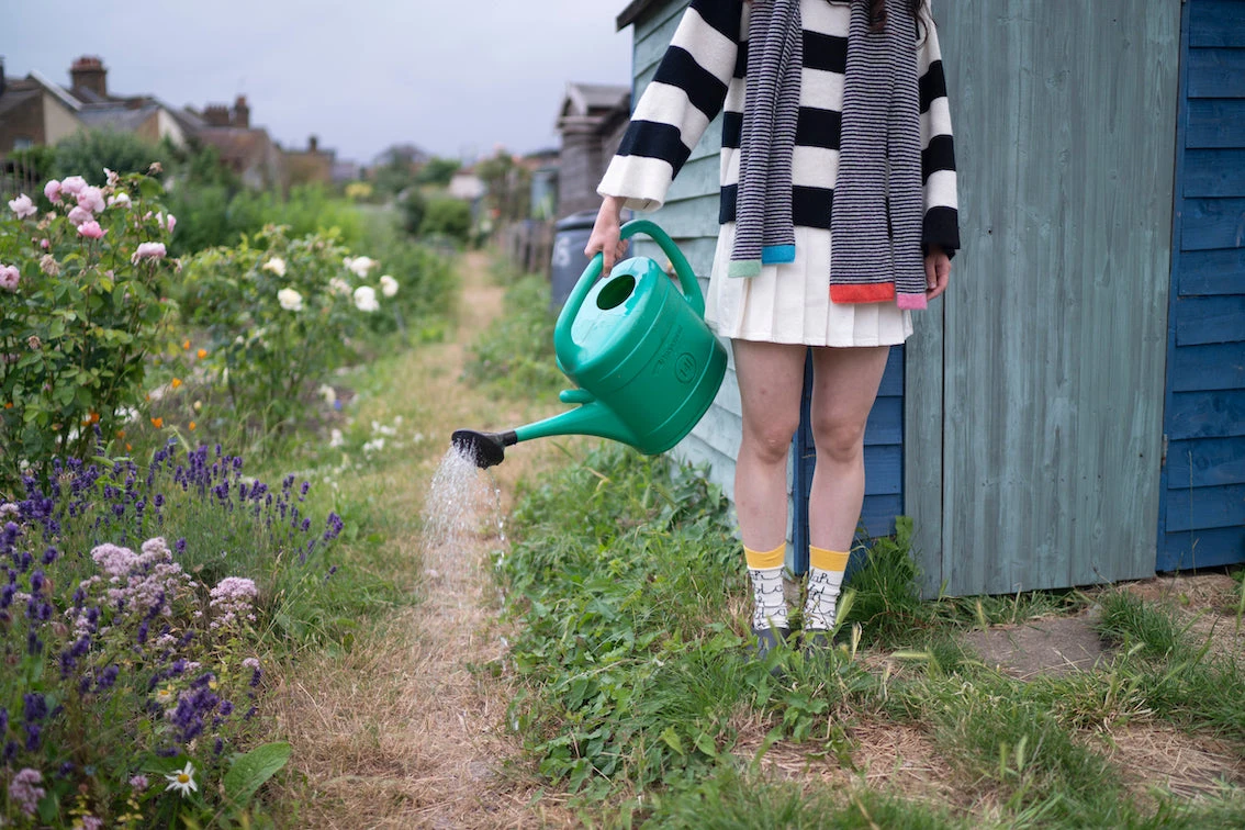 Donna Wilson Quartet Scarf - Black & White 4 Donna Wilson Quartet Scarf - Black & White - Image 2