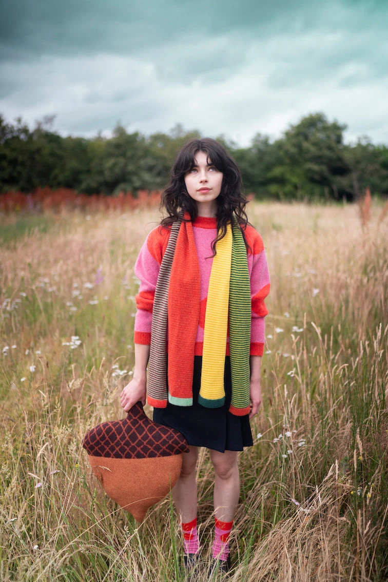 Donna Wilson Quartet Scarf - Multi 4 Donna Wilson Quartet Scarf - Multi - Image 2