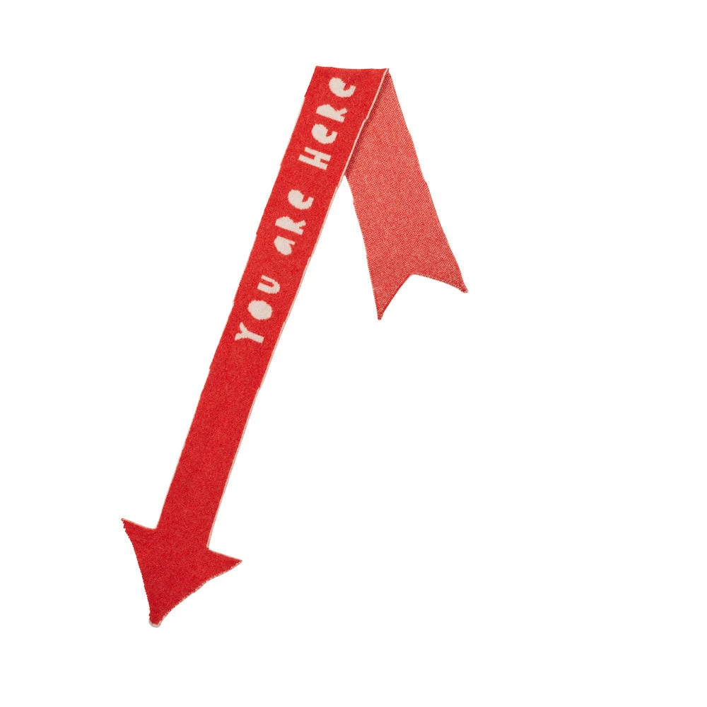 Donna Wilson Arrow Scarf / You Are Here Scarf 3 Donna Wilson Arrow Scarf / You Are Here Scarf