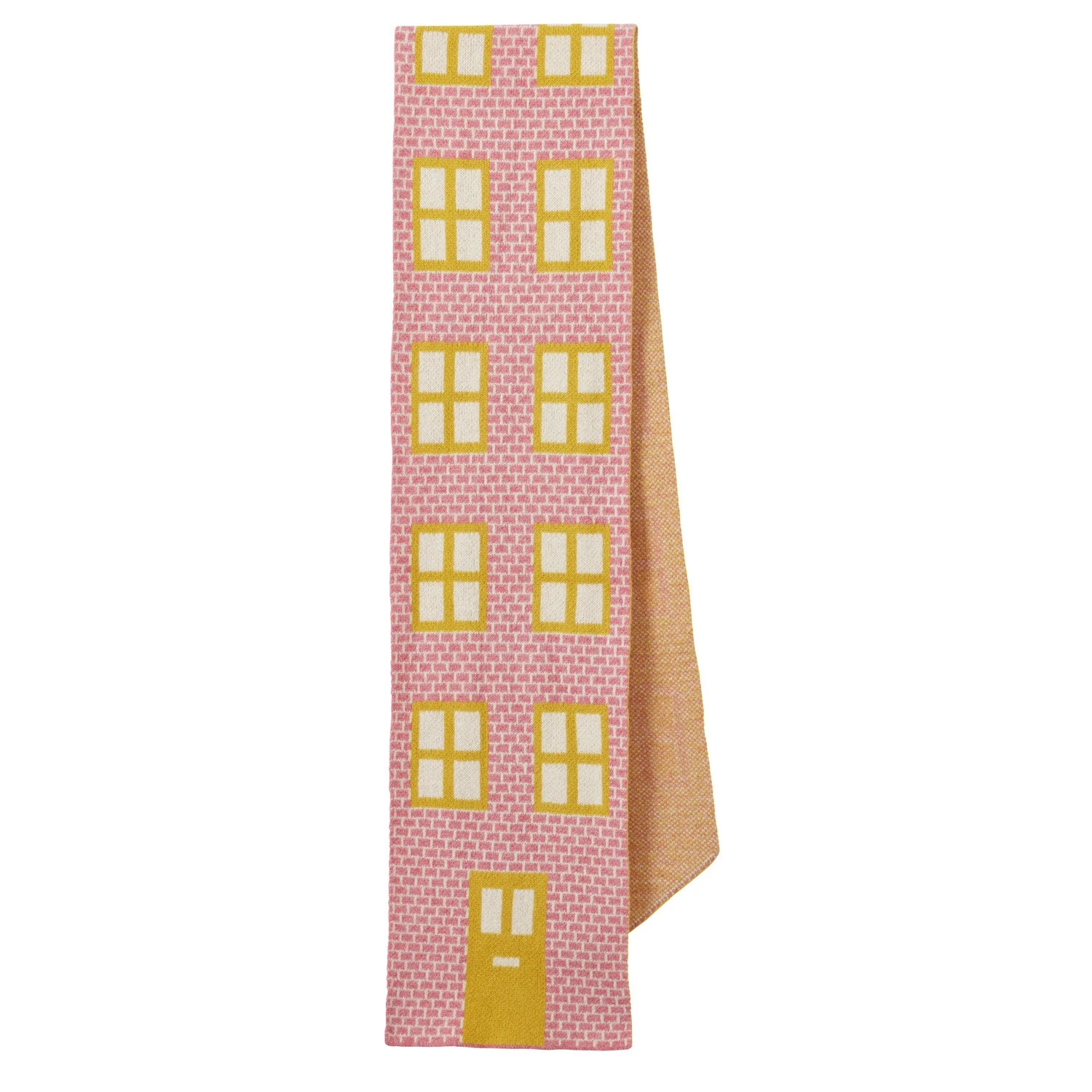 Donna Wilson House Shaped Scarf - Nougat 4 Donna Wilson House Shaped Scarf - Nougat - Image 2