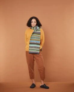 Donna Wilson Static Stripe Scarf - Turquoise 9 Donna Wilson Static Stripe Scarf - Turquoise -Happy Gift Store Static Stripe Scarf Turquoise 3 Donna Wilson