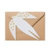 Donna Wilson Dove Shaped Card -Happy Gift Store Stationary Shaped Greeting Card Dove Card Envelope