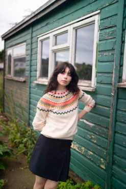 Donna Wilson Ugie Jumper - Chalk 9 Donna Wilson Ugie Jumper - Chalk -Happy Gift Store UgieSweaterChalk S2 LoRes SFW