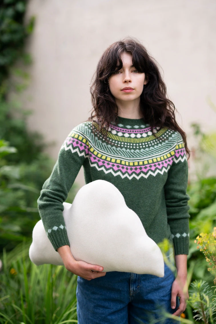 Donna Wilson AW24 Ugie Sweater Serpentine (Dark Green) 4 Donna Wilson AW24 Ugie Sweater Serpentine (Dark Green) - Image 2