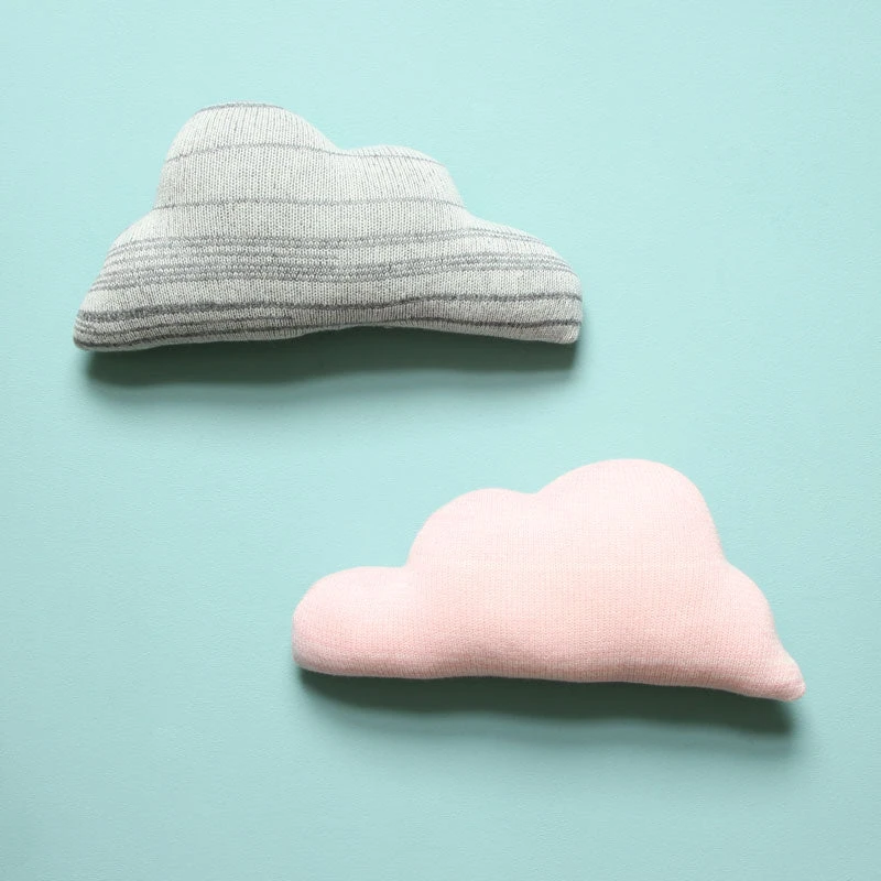 Donna Wilson Cloud Small Shaped Cushion - Blue 4 Donna Wilson Cloud Small Shaped Cushion - Blue - Image 2