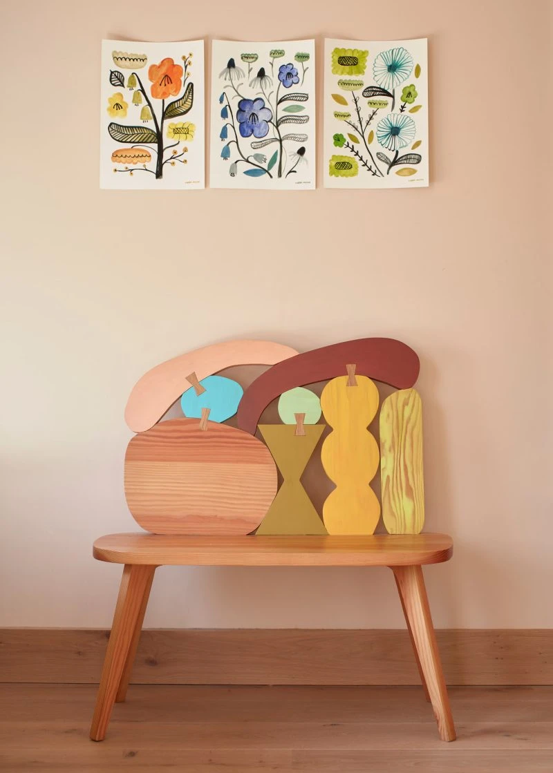 Donna Wilson Floral Print - Blue 4 Donna Wilson Floral Print - Blue - Image 2